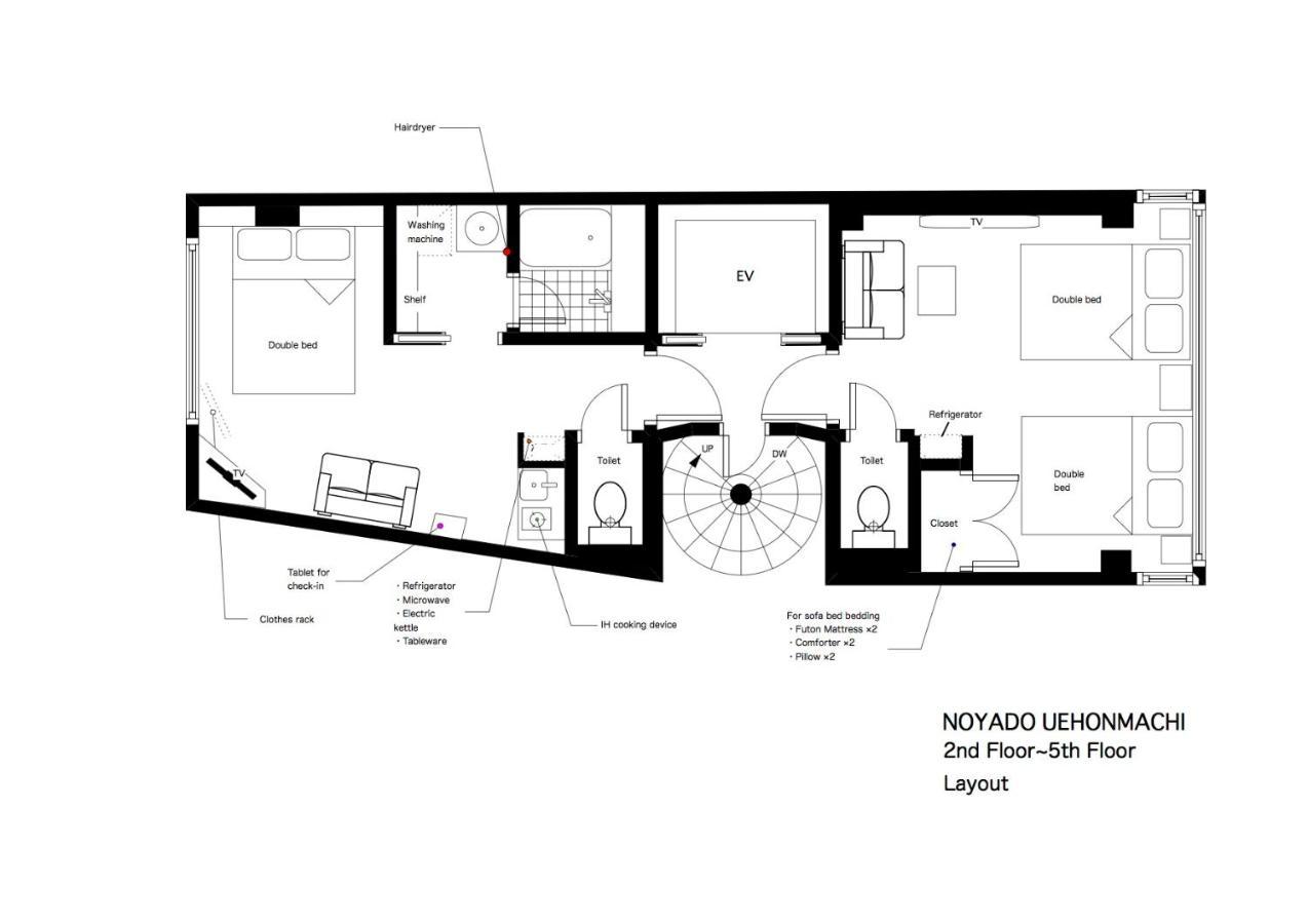 Apartamento Noyado Uehonmachi Osaka Exterior foto